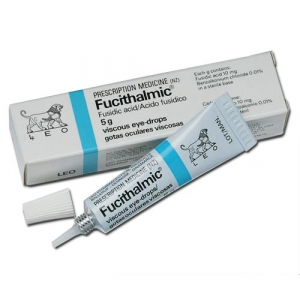 FUCITHALMIC 1% ( FUSIDIC ACID ) VISCOUS EYE DROPS 5 GM