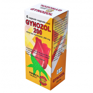 GYNOZOL 200 MG ( MICONAZOLE ) 6 VAGINAL OVULES