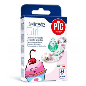 PIC DELICATE GIRL PLASTER 24 PIECES MEDIUM