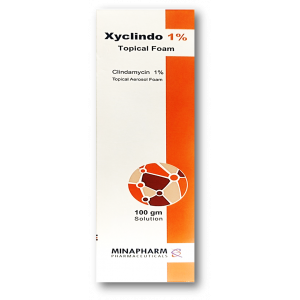 XYCLINDO 1% TOPICAL AEROSOL FOAM ( CLINDAMYCIN ) SOLUTION 100 GM