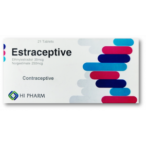 ESTRACEPTIVE 0.25 / 0.035 MG ( ETHINYLESTRADIOL 35 MCG + NORGESTIMATE 250 MCG ) 21 TABLETS