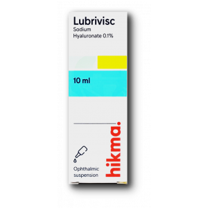 LUBRIVISC 0.1% ( SODIUM HYALURONATE ) EYE DROPS 10 ML