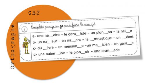 CE2: Rituels orthographe - vocabulaire