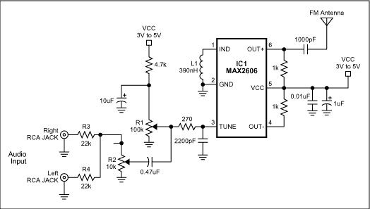  Single Chip FM Transmitter