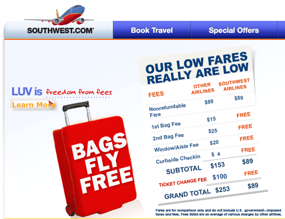 Our low fares really are low