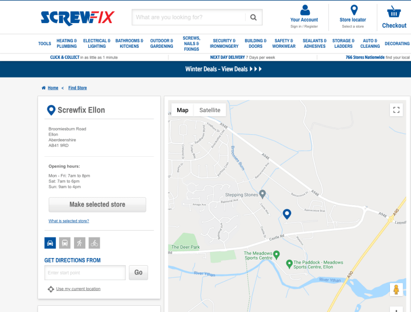 Screwfix Ellon