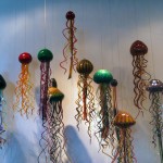 Blown glass jellyfish