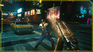 Screenshot z gry Cyberpunk 2077