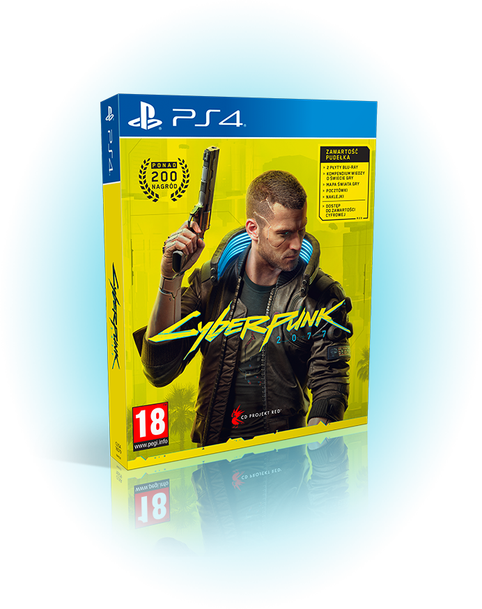 okładka gry Cyberpunk 2077 w wersji na Playstation 4