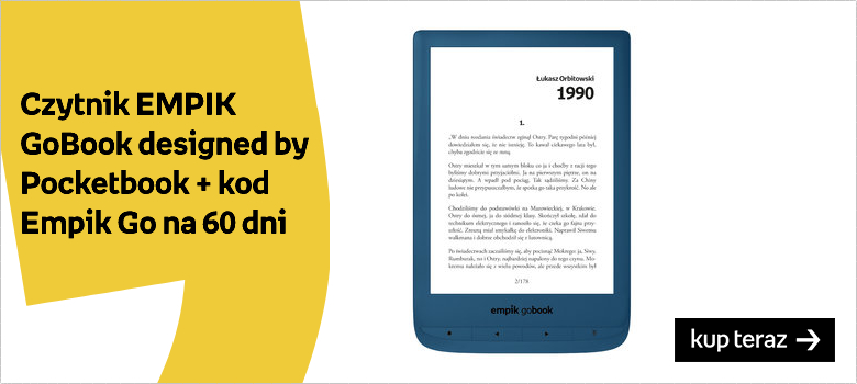Czytnik ebook Empik GoBook designed by Pocketbook z kodem na Empik Go na 60 dni