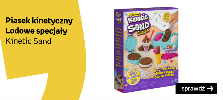 Kinetic Sand, piasek kinetyczny Lodowe specjały