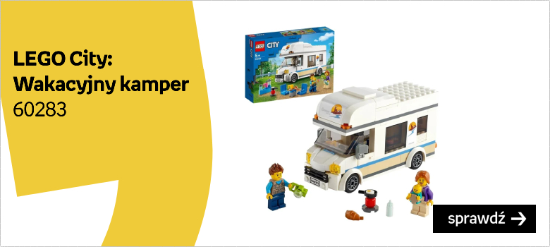 LEGO City, klocki Wakacyjny kamper, 60283 