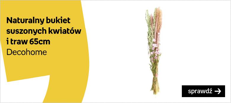 Naturalny bukiet suszonych kwiatów i traw 65cm Producent:Decohome