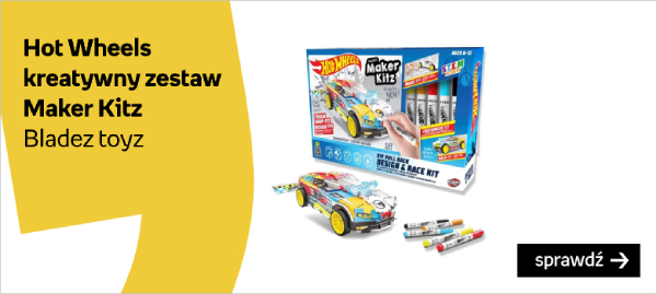 Bladez toyz, Hot Wheels, kreatywny zestaw autko Maker Kitz