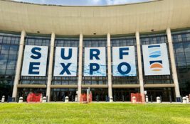 Surf Expo sign at the OCCC