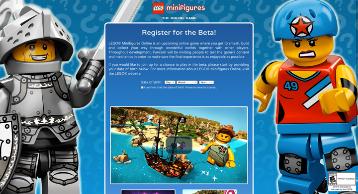 Lego Minifigures Online Beta Video Game