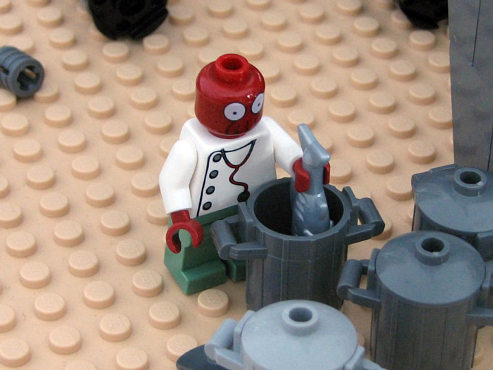 PepaQuin's Lego Futurama The World of Tomorrow. Zoidberg.