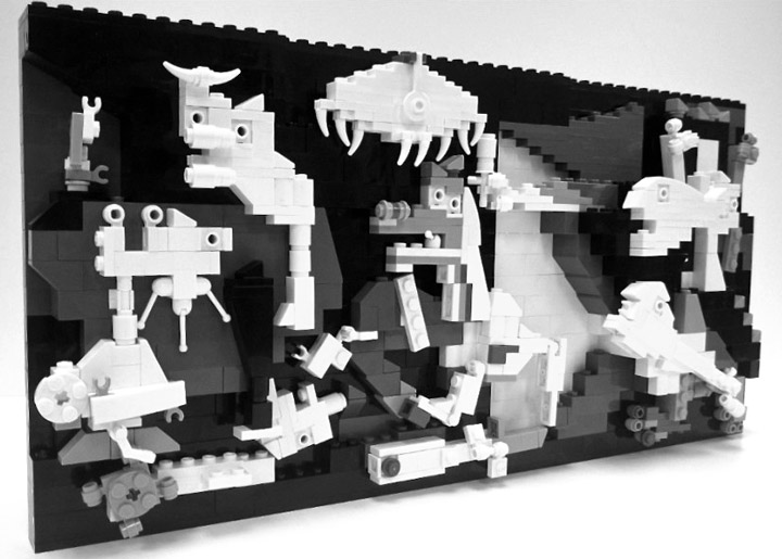 Veronica Watson's Lego Picasso's Guernica