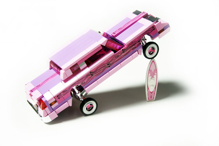 Alex Jones's Lego Lowrider, Flamingo Oldsmobile Cutlass Supreme 02