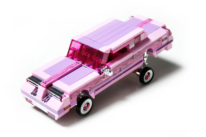 Alex Jones's Lego Lowrider, Flamingo Oldsmobile Cutlass Supreme 01