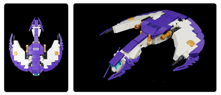 Tim Goddard's Lego Space Aquilax Frigate