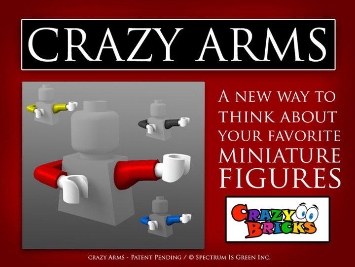 Crazy Bricks, Crazy Arms Lego Kickstarter