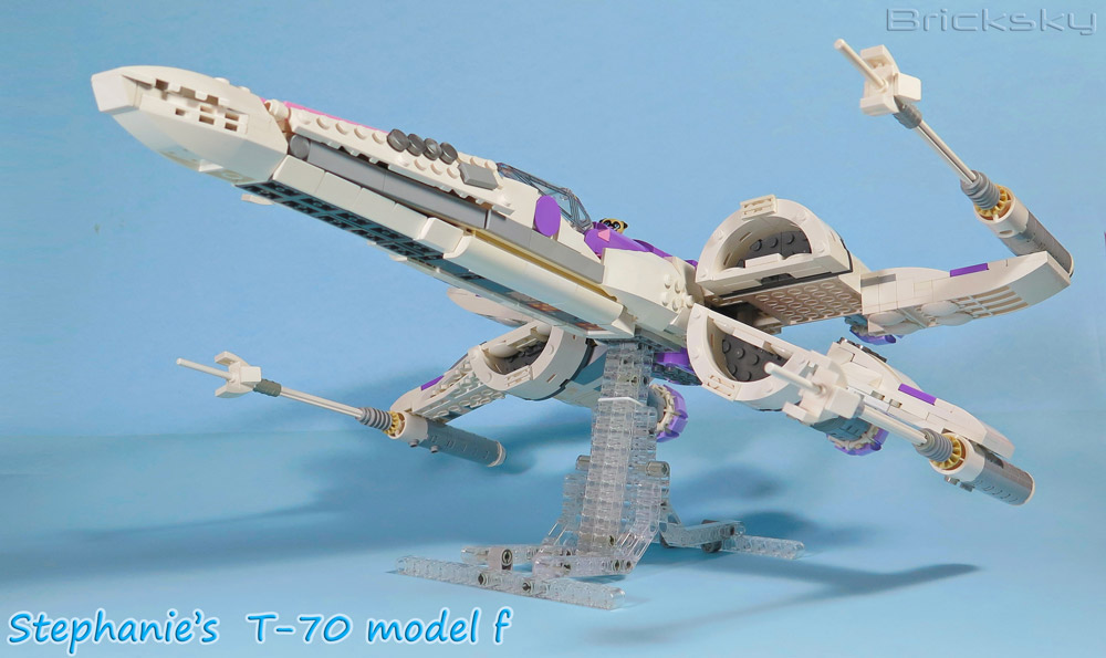 Stephanie Lego Friends T-70 X-Wing Model F