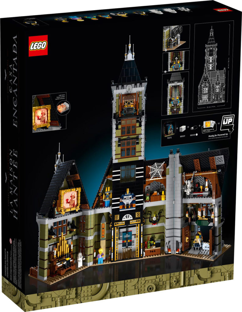 The Manor  Von  Barron, A New Lego Haunted House (10273) Box Back