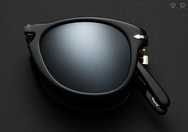 Persol 714SM X Eygoodies Custom Projects: Black Ice sunglasses