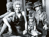 David Bowie with first wife and son