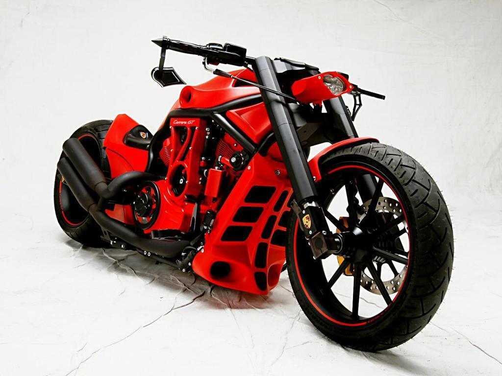 pin it like porsche custom motorcycle v rod  harley red custom