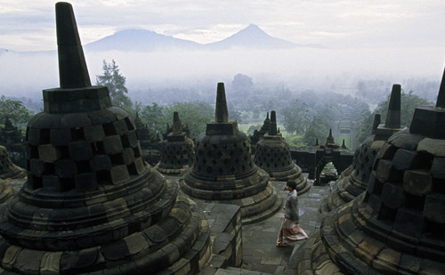 Beautiful 8th century Borobudur