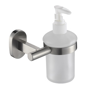 Stainless Steel Brushed Nickel Wall Mount Soap Dispensers