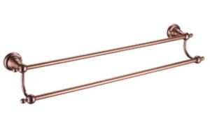 Luxury Rose Gold Double Towel Bars For Bathroom