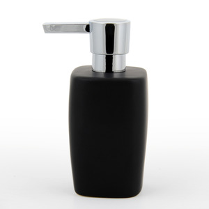 Modern Black Ceramic Table Sitting Soap Dispensers