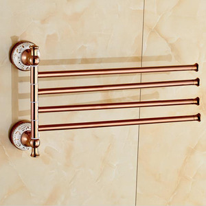 Exqusite Rose Gold Brass Tower Bars For Bathroom 