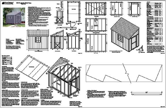 Lean to Shed Plans Free PDF