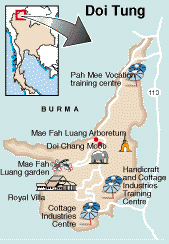 Doi Tung Map