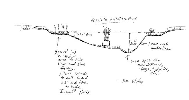 Possible
wildlife pond