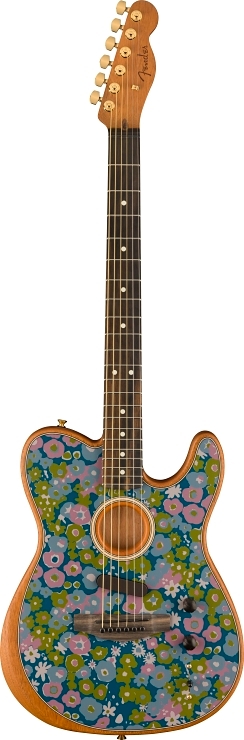 American Acoustasonic® Telecaster® Blue Flower - 