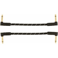 Deluxe Series Tweed Instrument Cables - Black Tweed