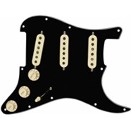 Pre-Wired Strat® Pickguard, Tex-Mex SSS - Black