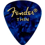 Premium Celluloid Picks, 351 Shape -12 Pack - Blue Moto