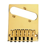 6-Saddle American Series Telecaster® Bridge Assemblies - Gold