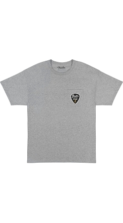 Fender® Pick Patch Pocket Tees - Athletic Gray