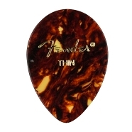 Classic Celluloid Picks, 354 Shape - 12 Pack - Tortoise Shell