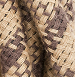 Festival Hemp Instrument Cables - Brown Stripe