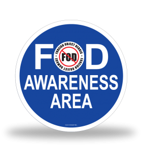 FOD Sign 12x12 Awareness Basic