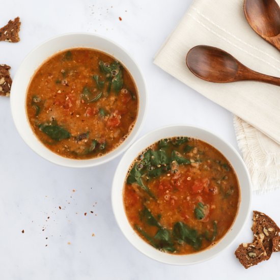 Spicy Red Lentil Soup