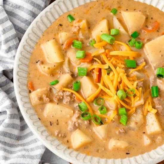 Hamburger Potato Soup